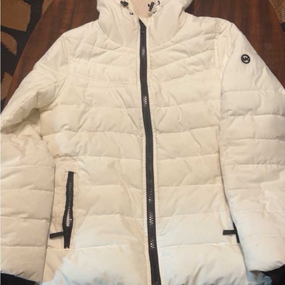 Michael Kors White Puffer Jacket